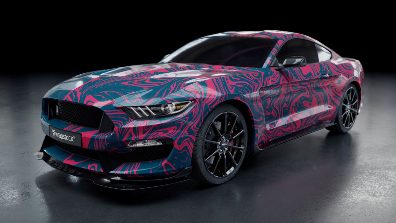 us flag car wrap