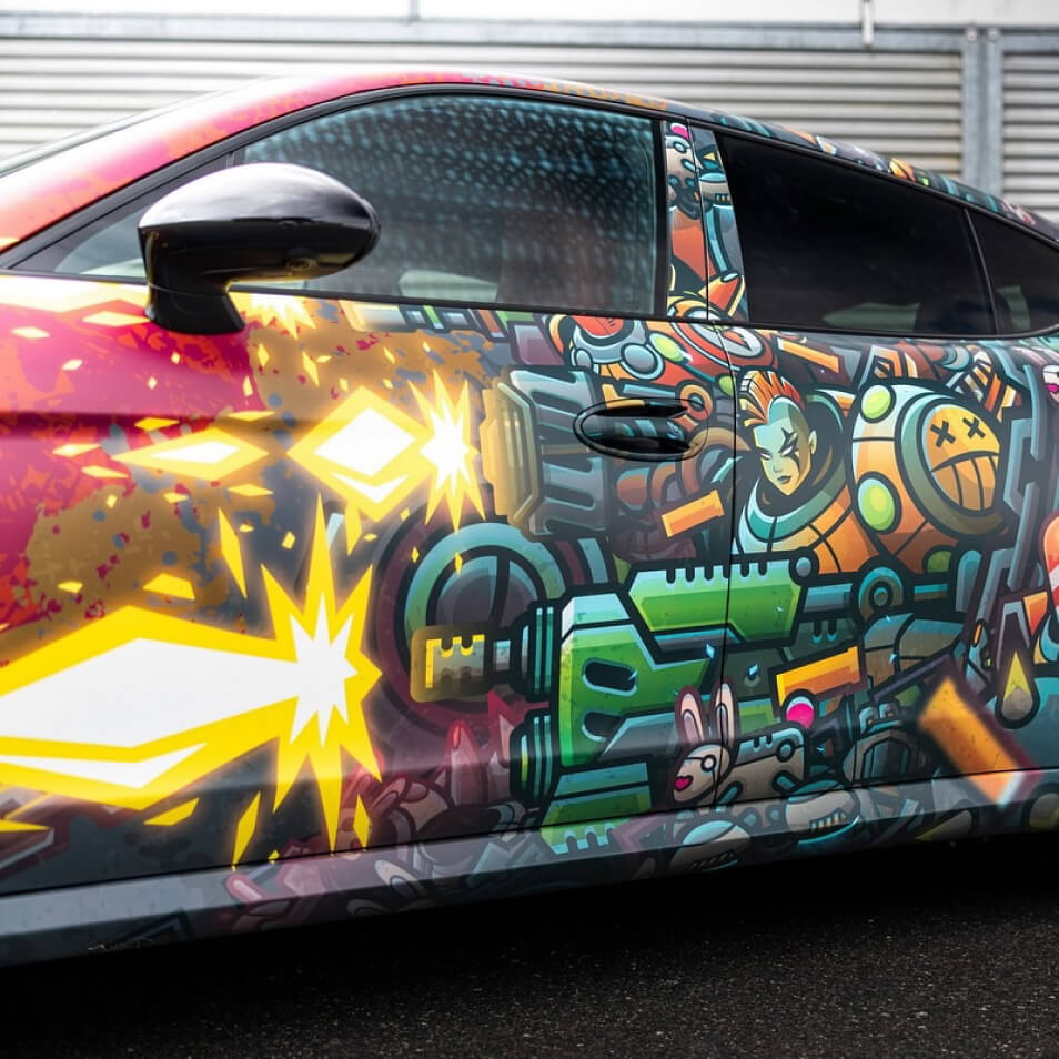 Artistic wrap example