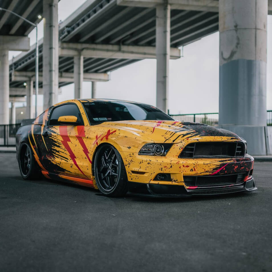 Sports graphics wrap example